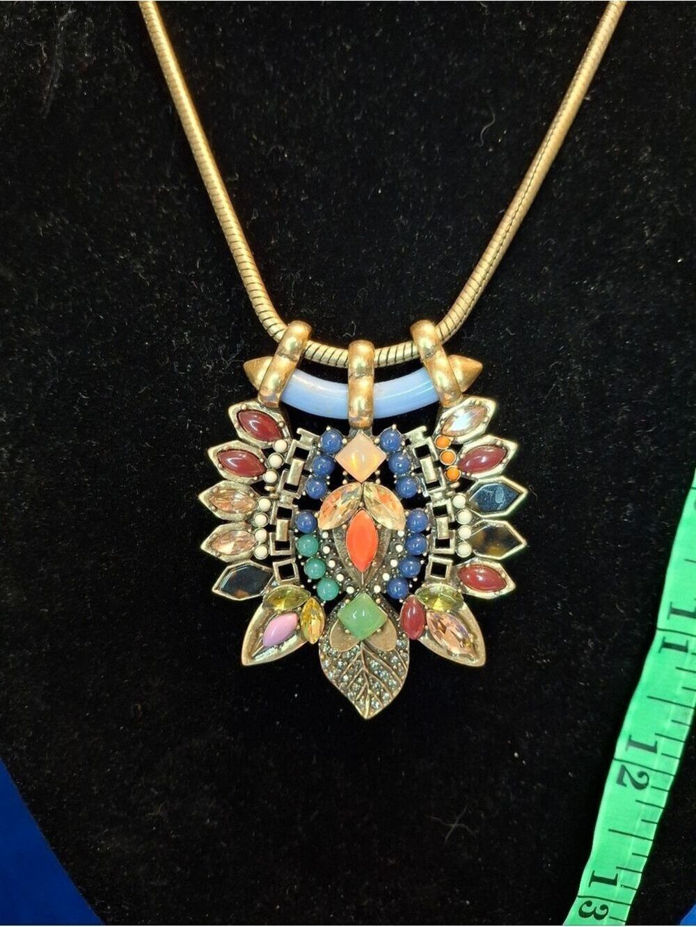 Stella & Dot Multicolor Statement Necklace Vintage